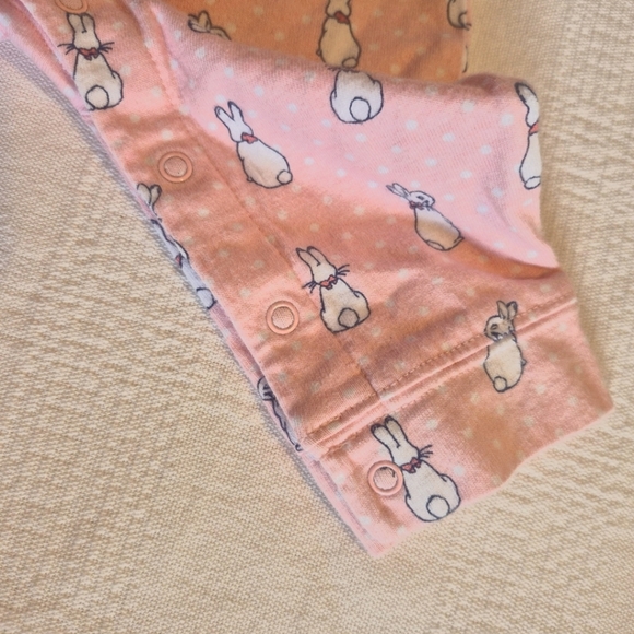 Gymboree girls 3-6 months Easter romper Peter Rabbit 1st Easter VGUC - Picture 7 of 10